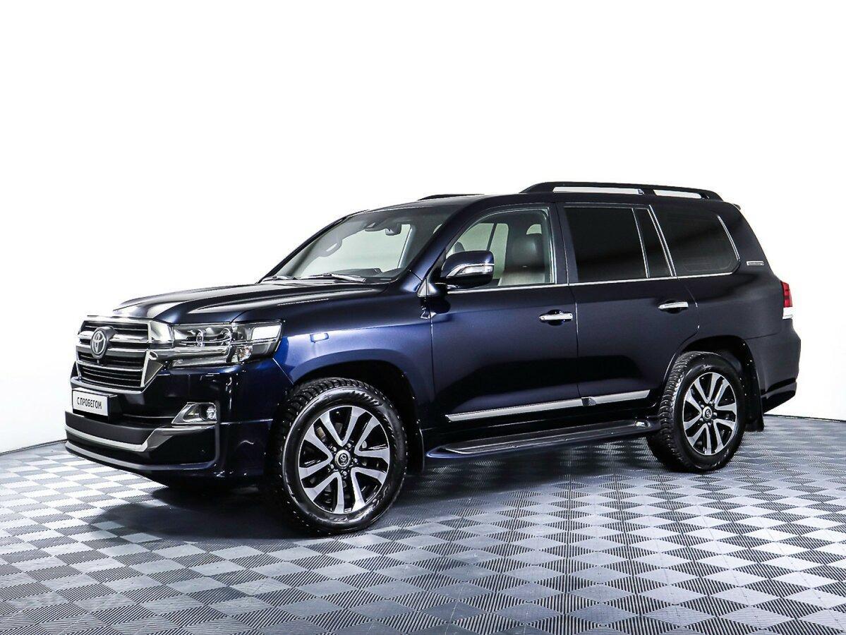 Toyota Land Cruiser 2019, синий