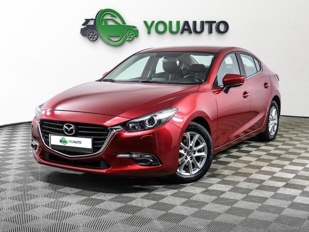 Mazda 3 2018, красный