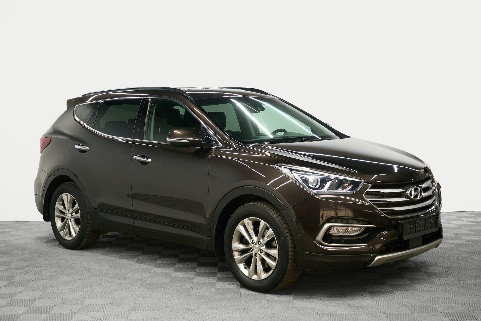 Hyundai Santa Fe 2017, коричневый