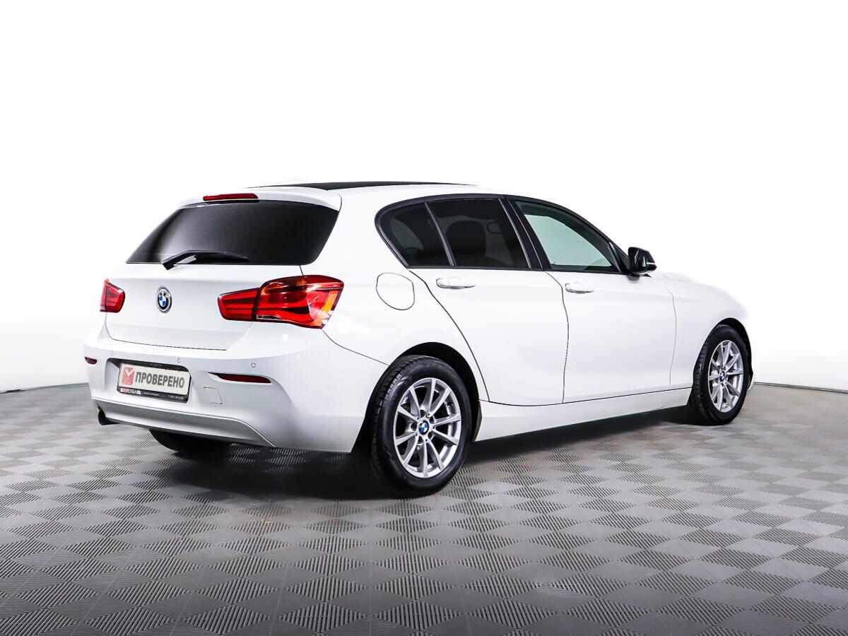 BMW 1 серии 2017, белый