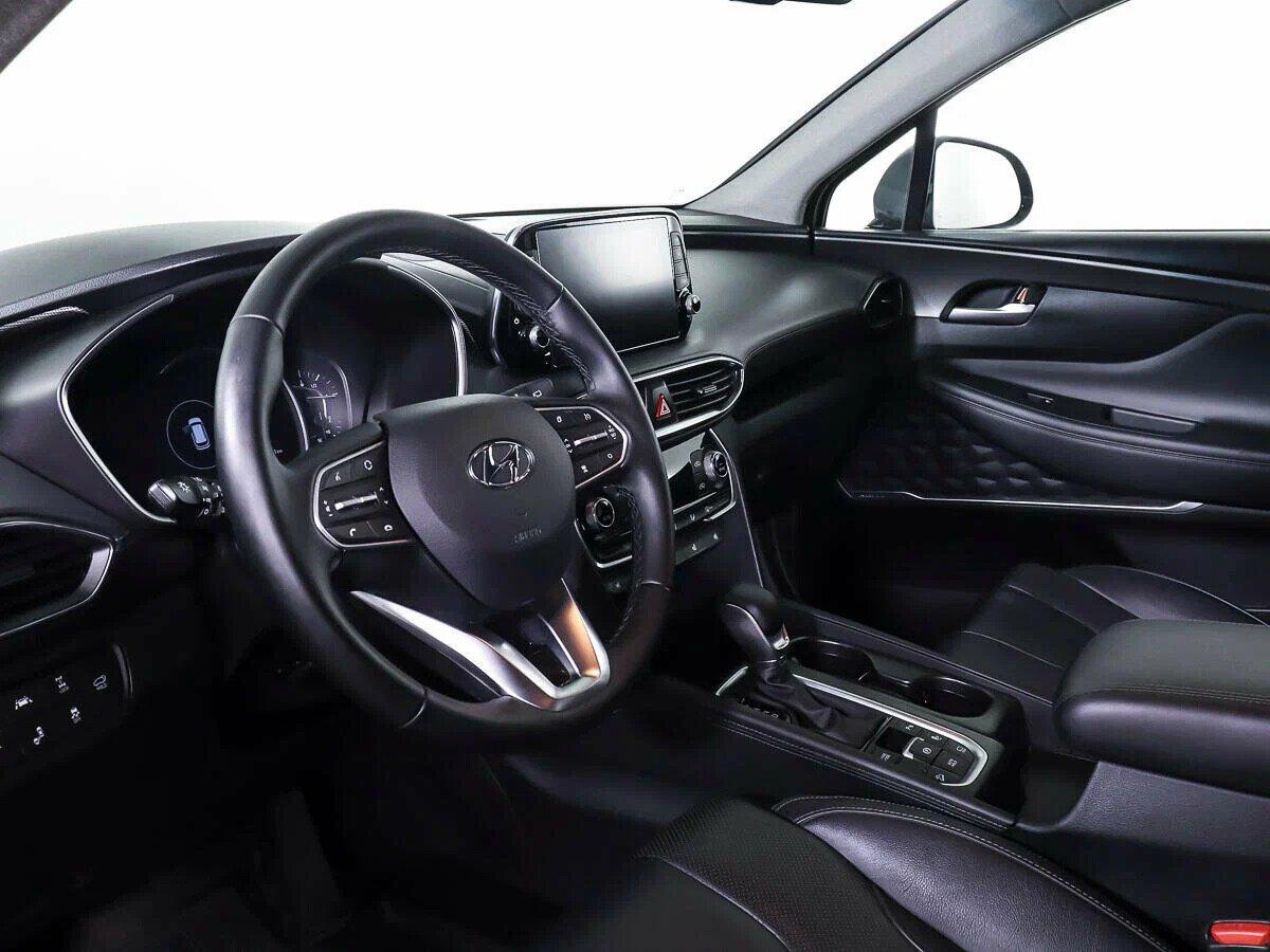 Hyundai Santa Fe 2020, серый