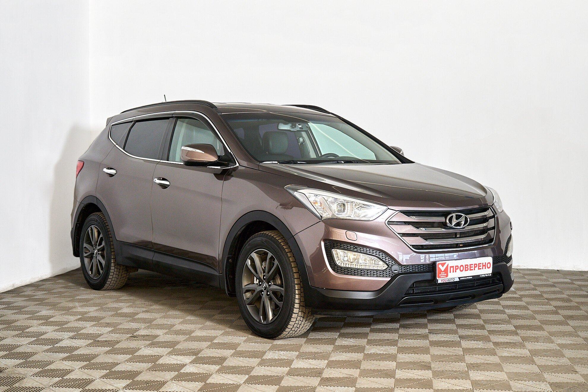 Hyundai Santa Fe 2013, коричневый