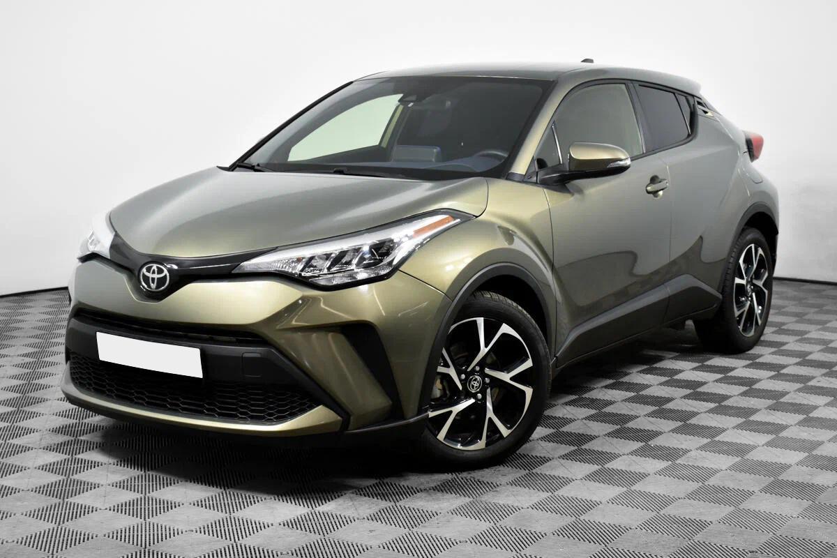Toyota C-HR 2021, зеленый