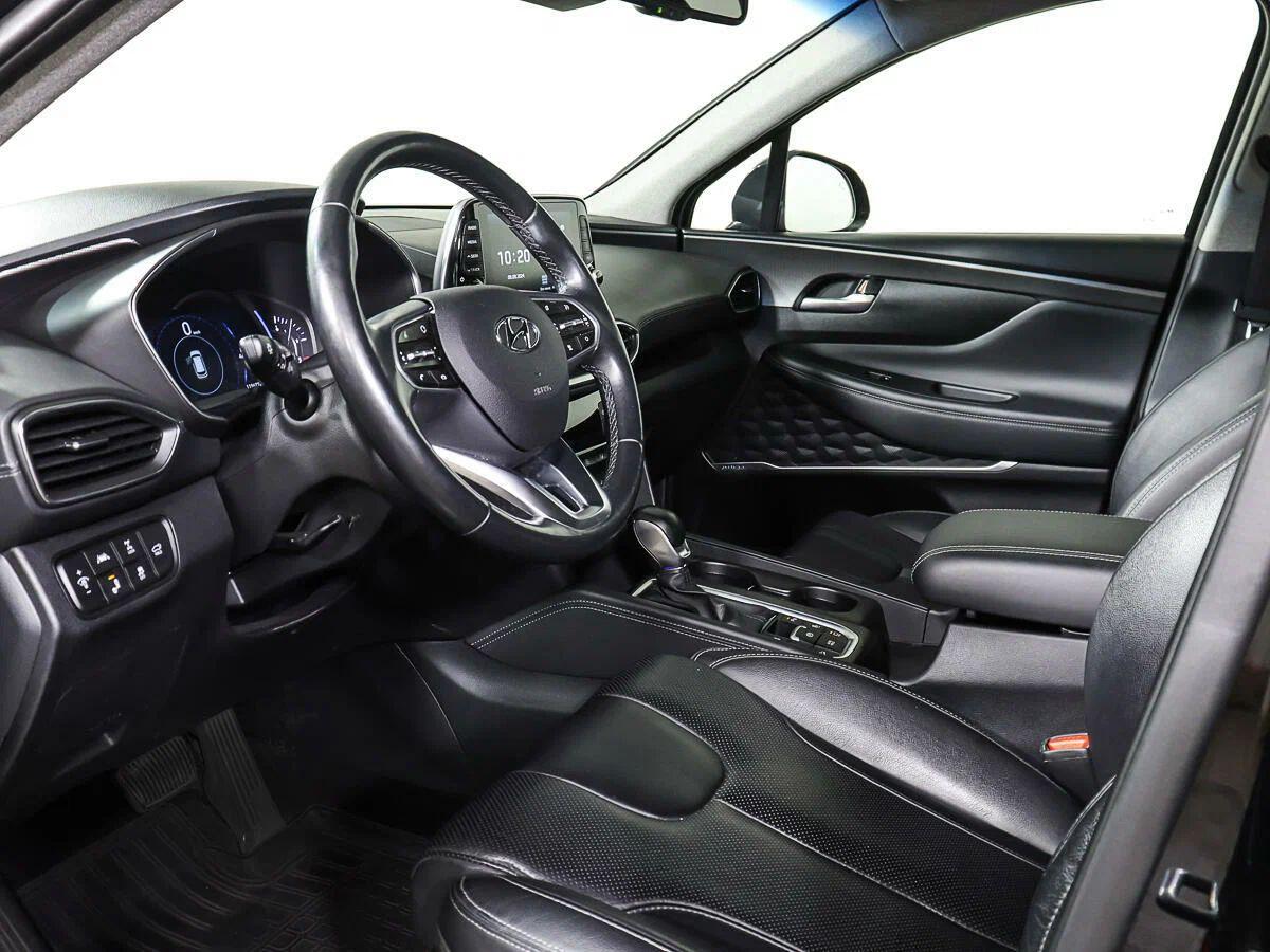 Hyundai Santa Fe 2019, черный