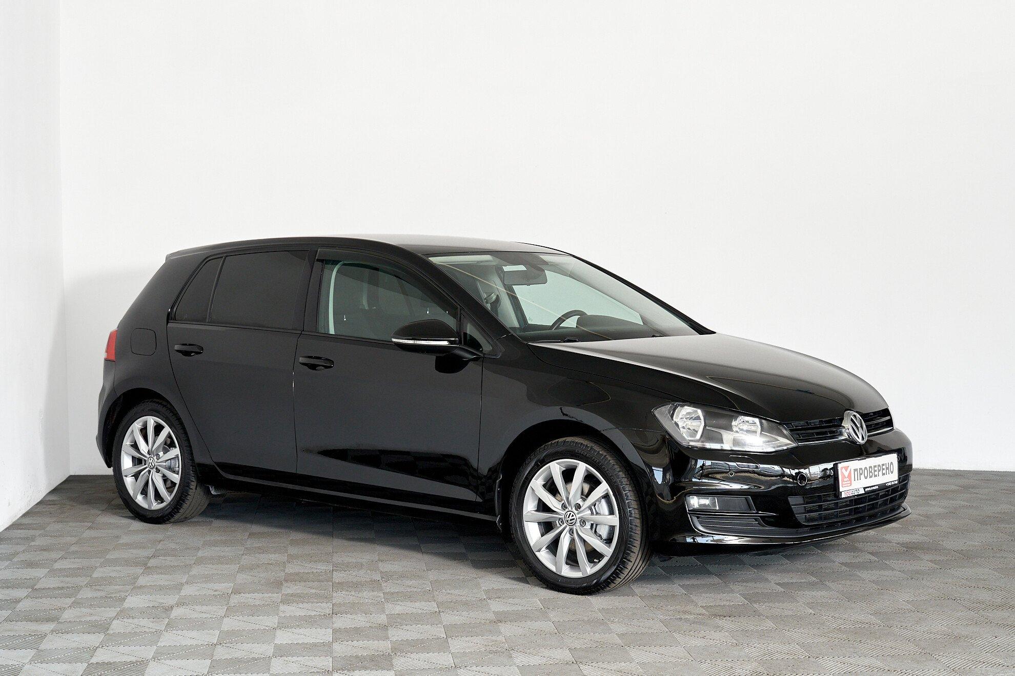 Volkswagen Golf 2013, черный