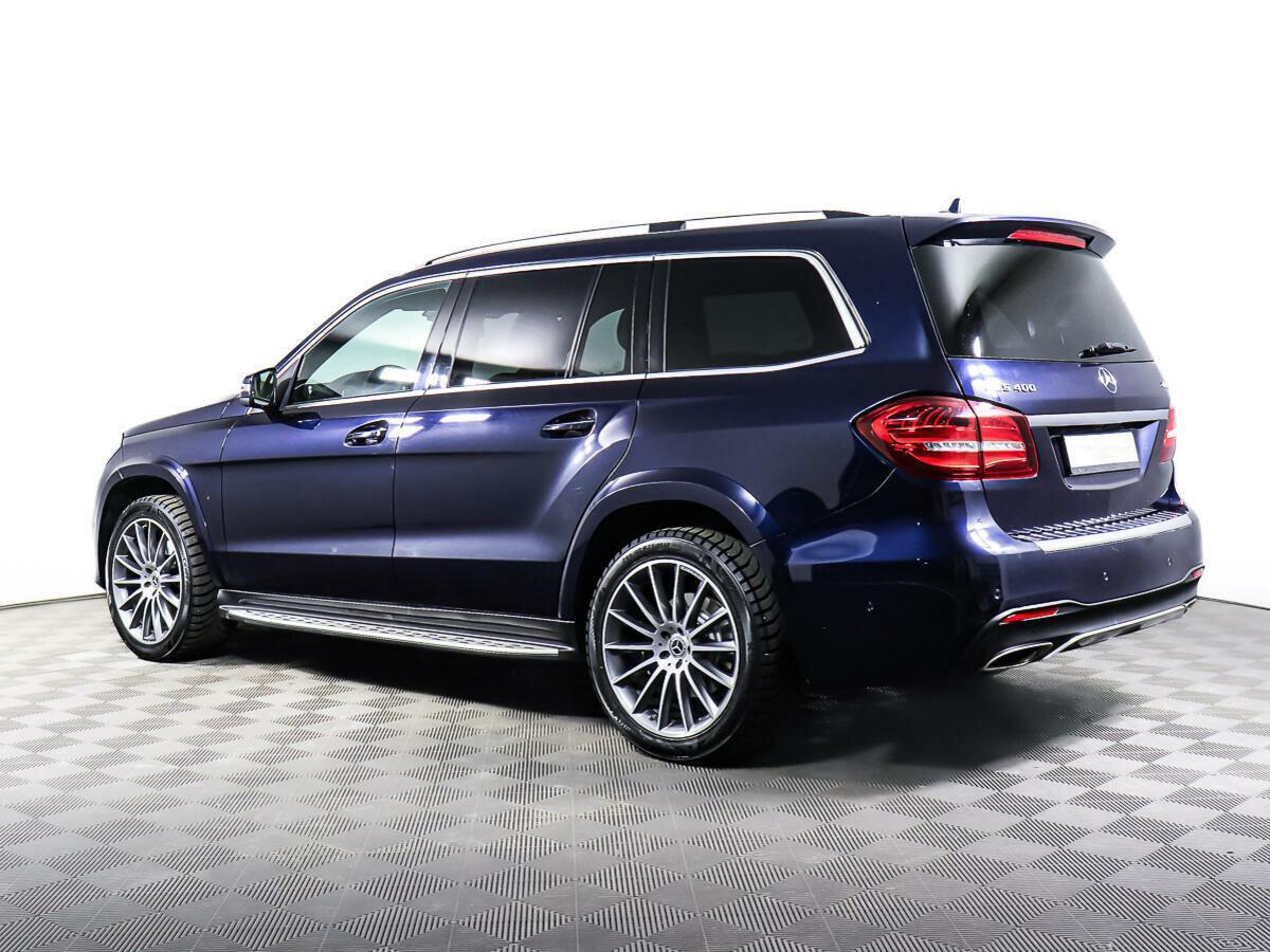 Mercedes-Benz GLS 2016, синий