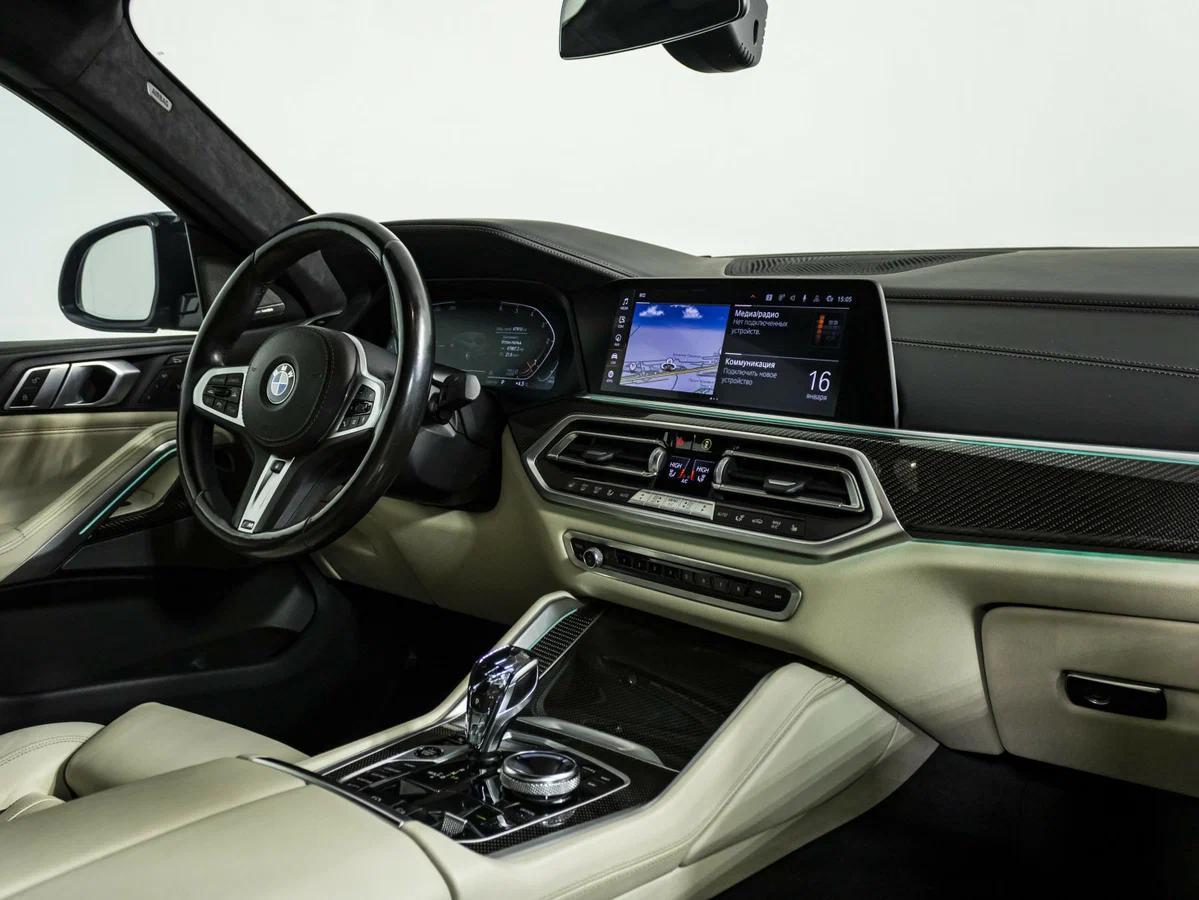 BMW X6 2020, зеленый