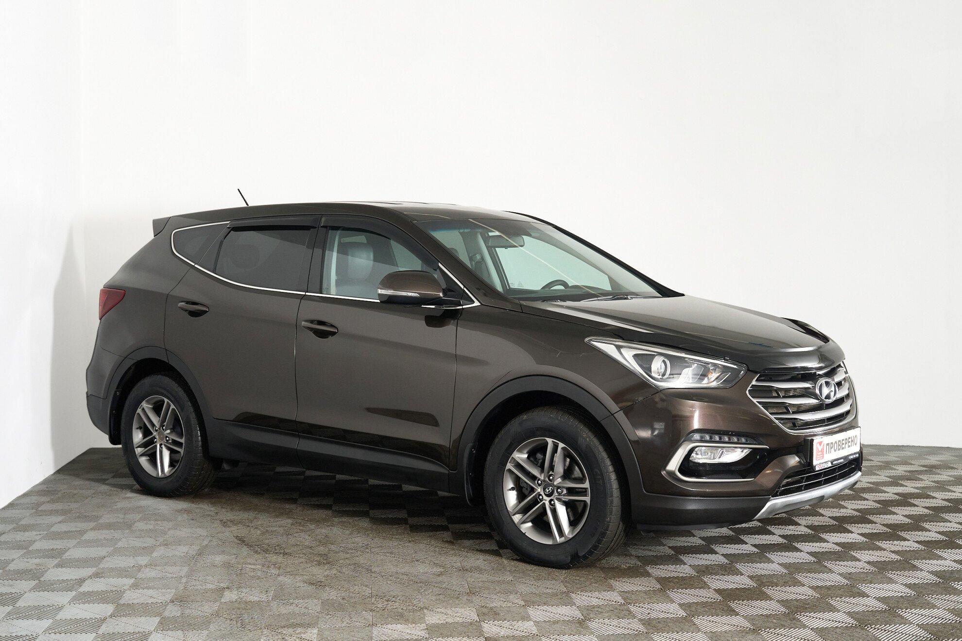 Hyundai Santa Fe 2015, коричневый