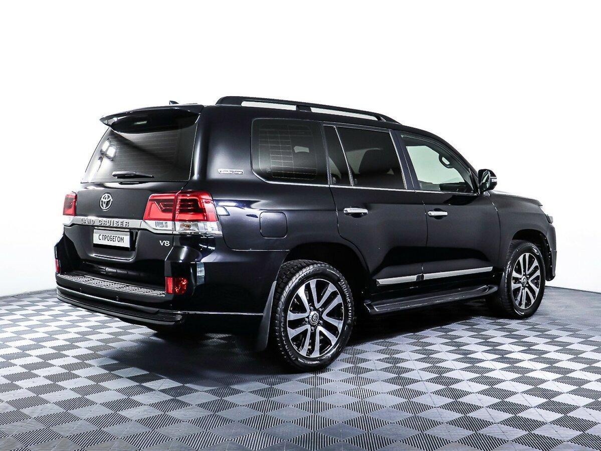 Toyota Land Cruiser 2019, черный