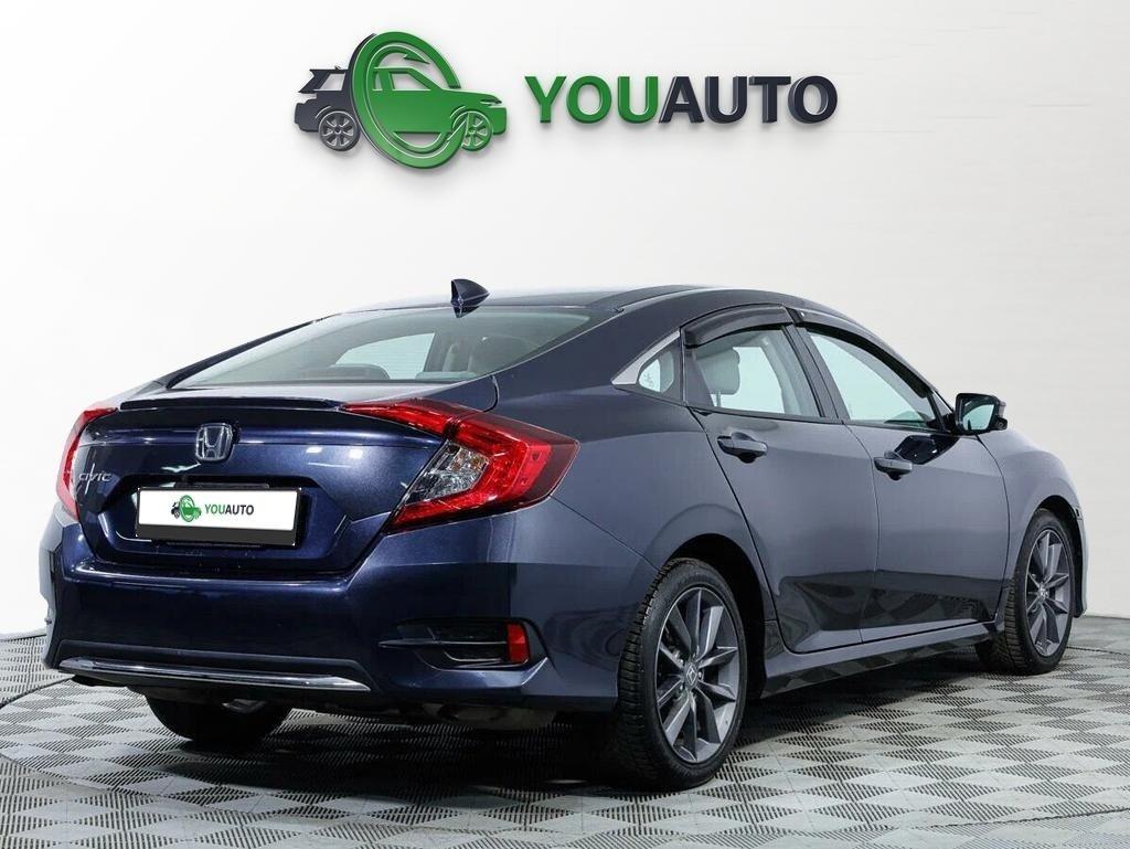 Honda Civic 2019, синий
