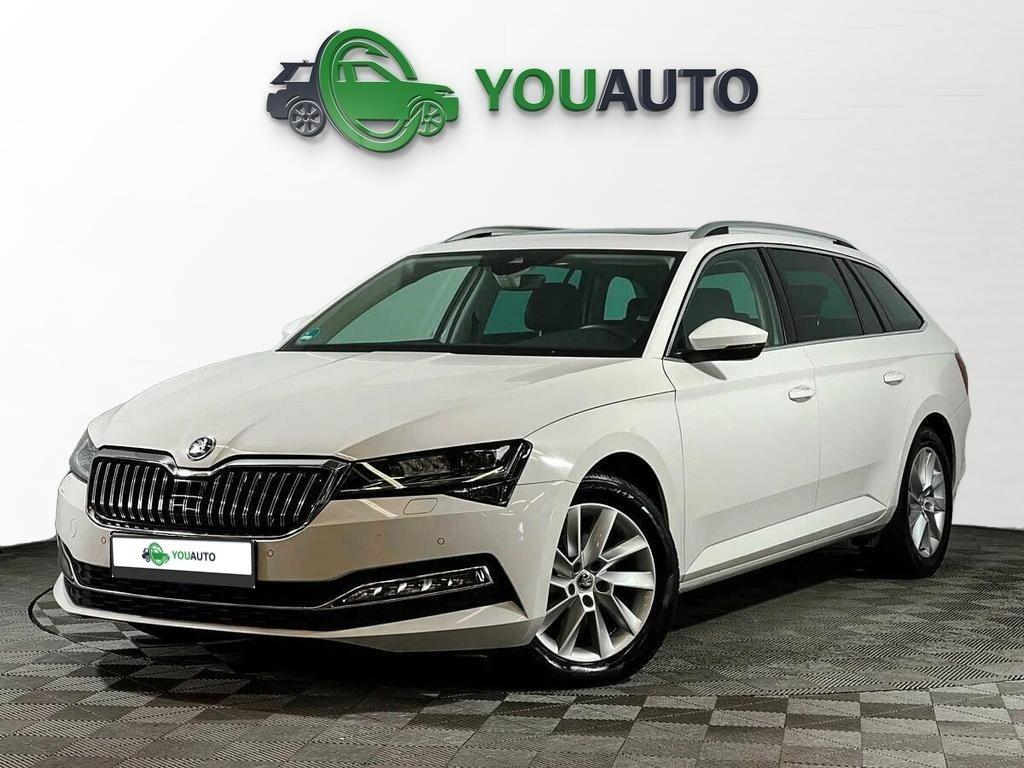 Skoda Superb 2020, белый