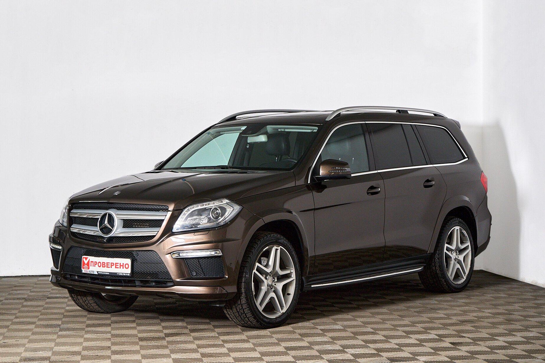 Mercedes-Benz GL-Класс 2015, коричневый