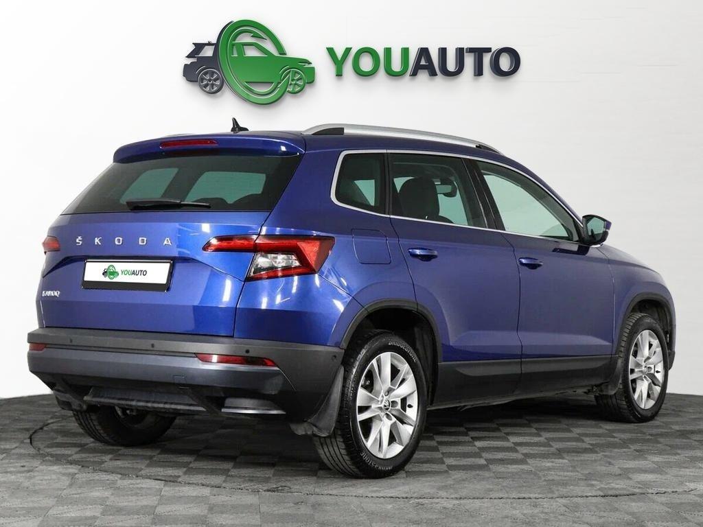 Skoda Karoq 2021, синий