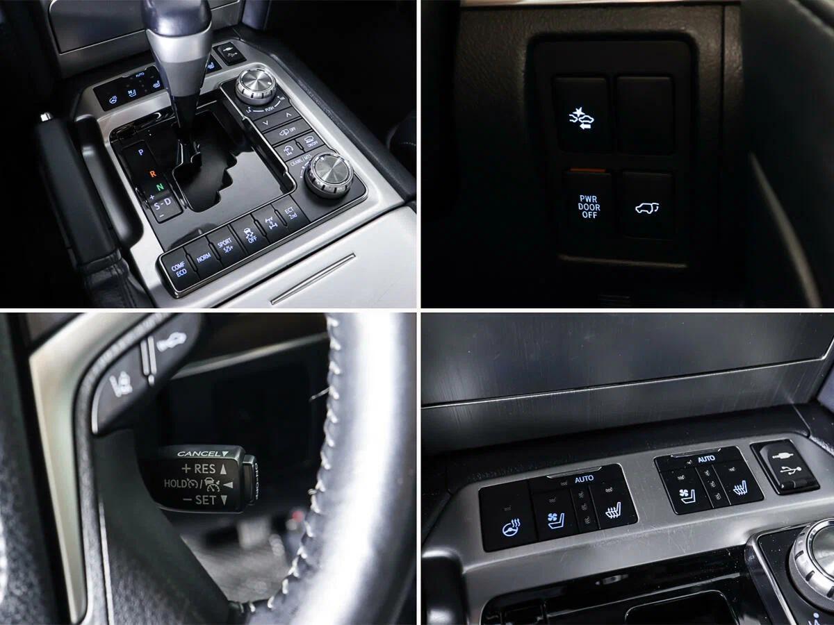 Toyota Land Cruiser 2018, черный