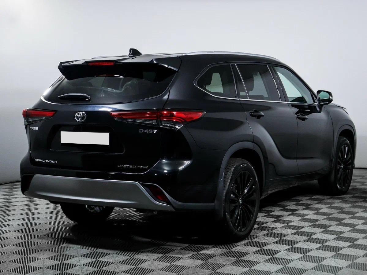 Toyota Highlander 2025, черный