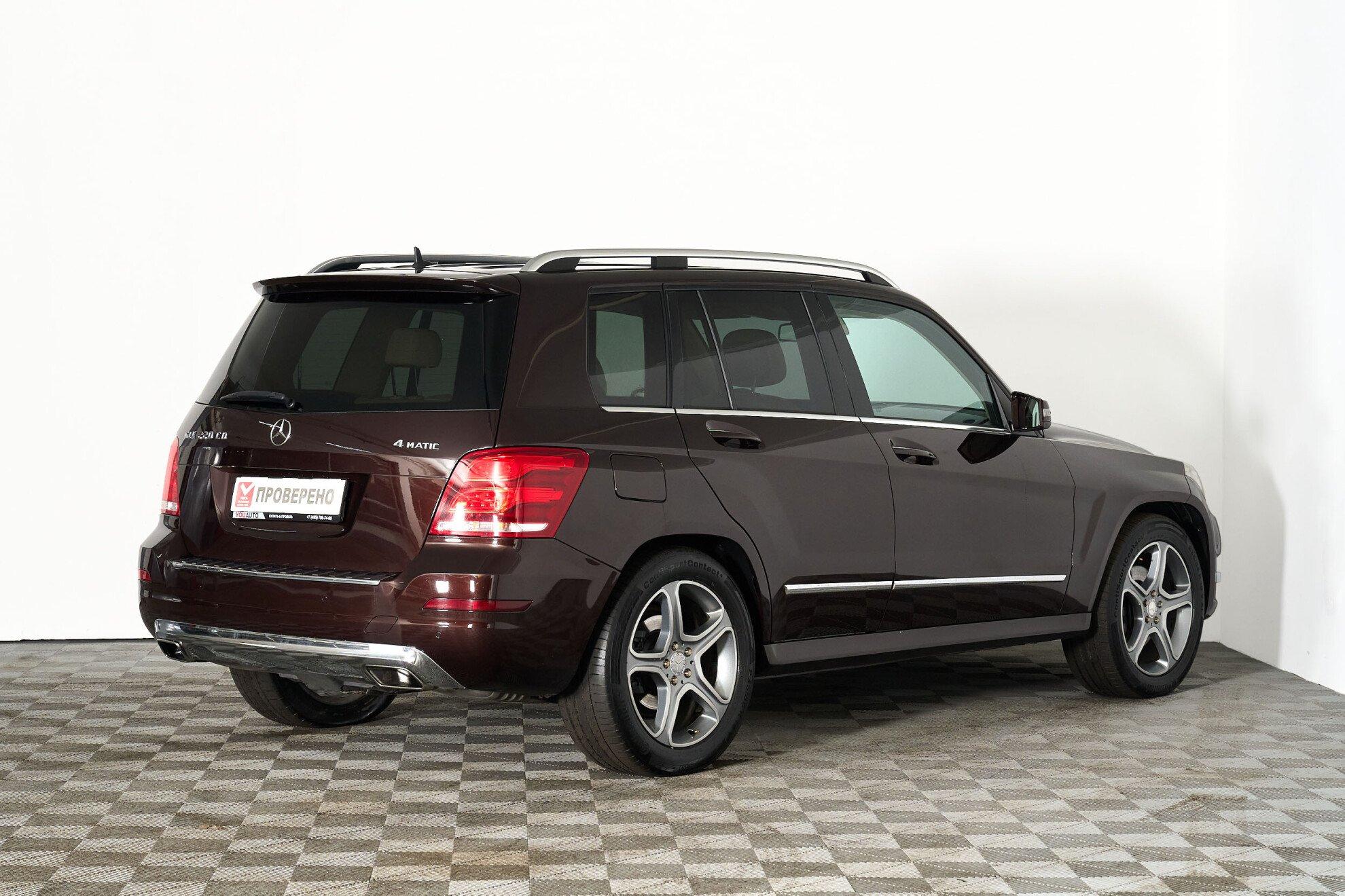 Mercedes-Benz GLK-Класс 2013, коричневый