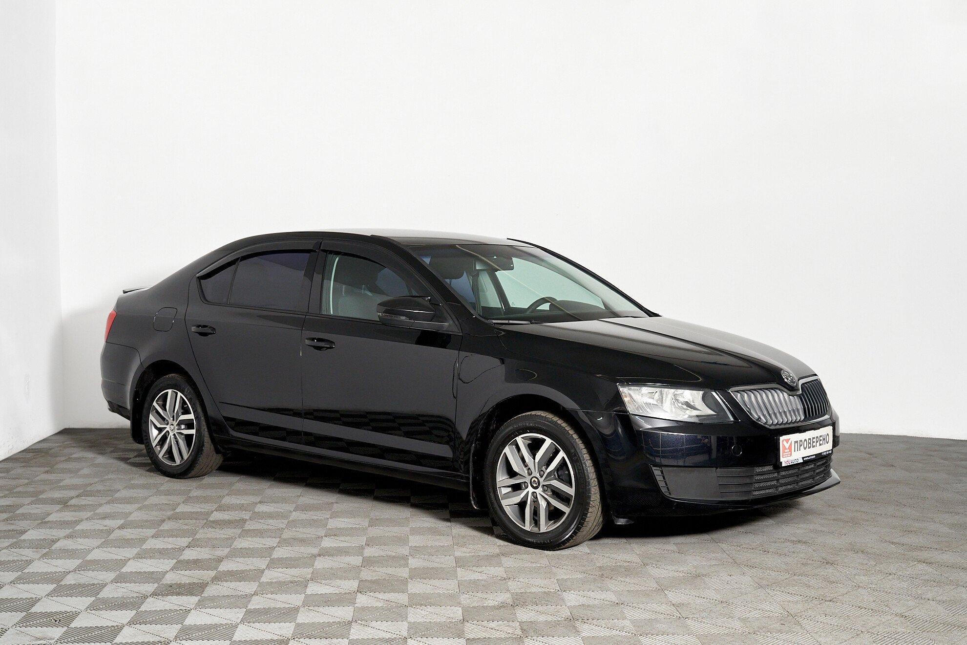 Skoda Octavia 2014, черный