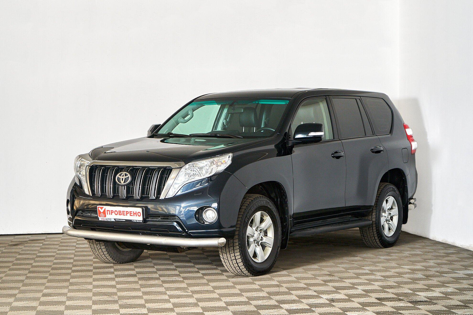 Toyota Land Cruiser Prado 2016, синий