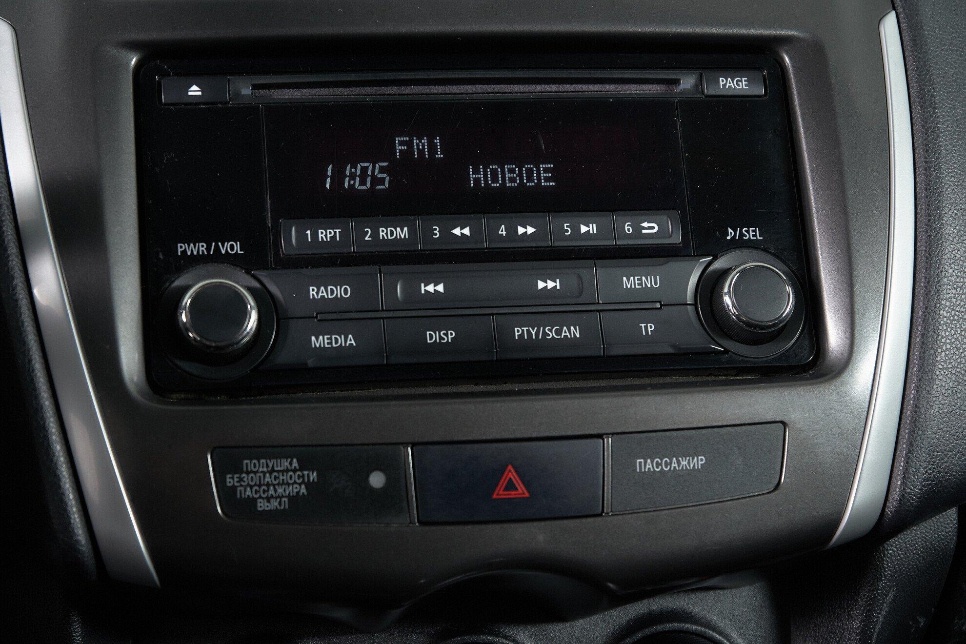 Mitsubishi ASX 2013, черный