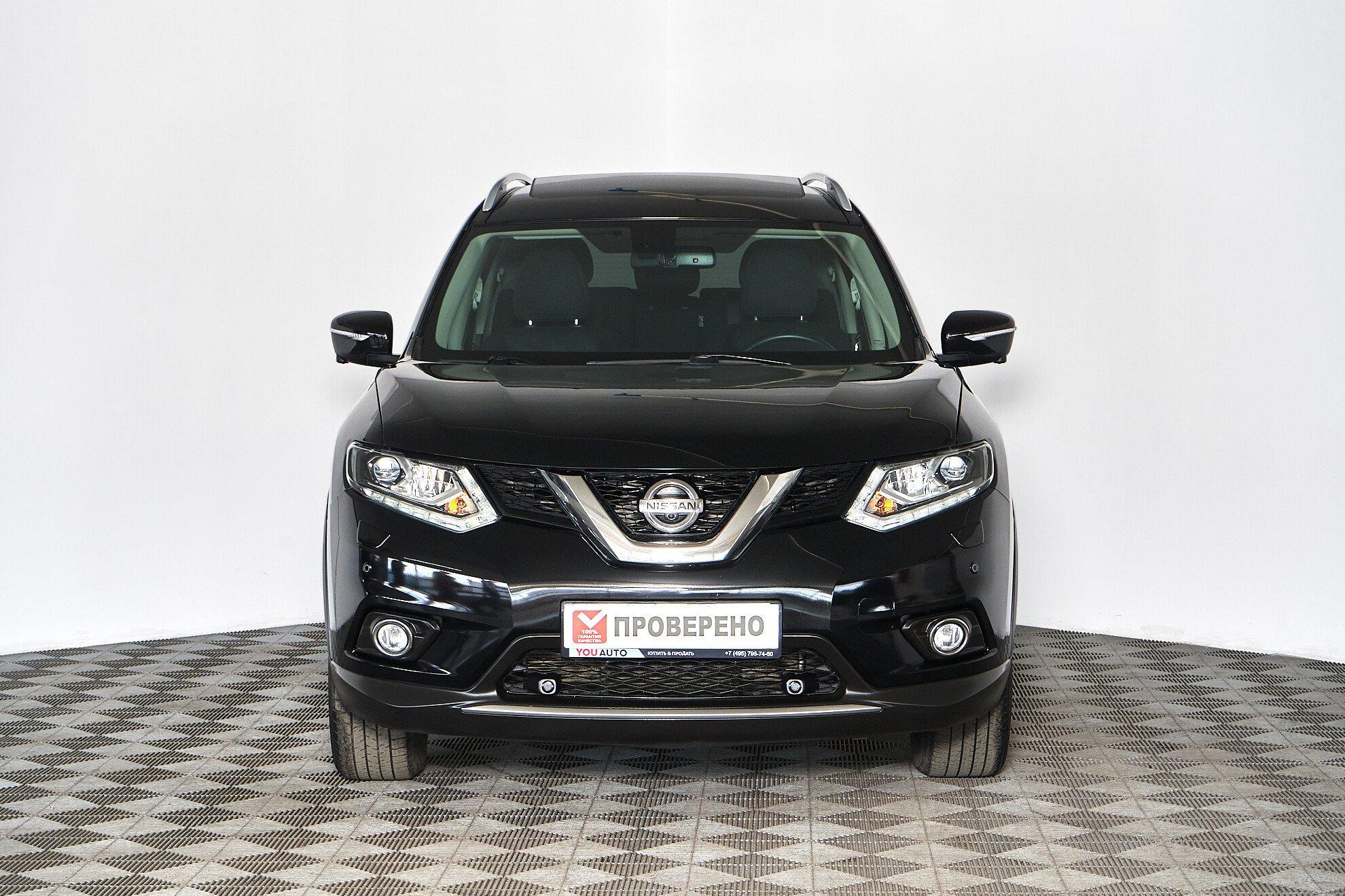 Nissan X-Trail 2017, черный