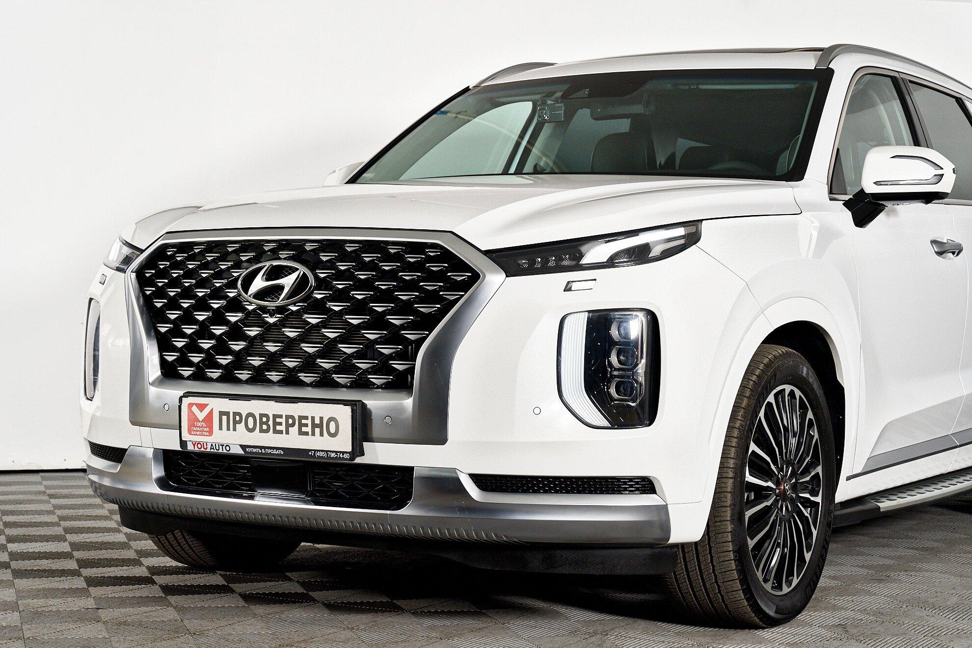 Hyundai Palisade 2021, белый