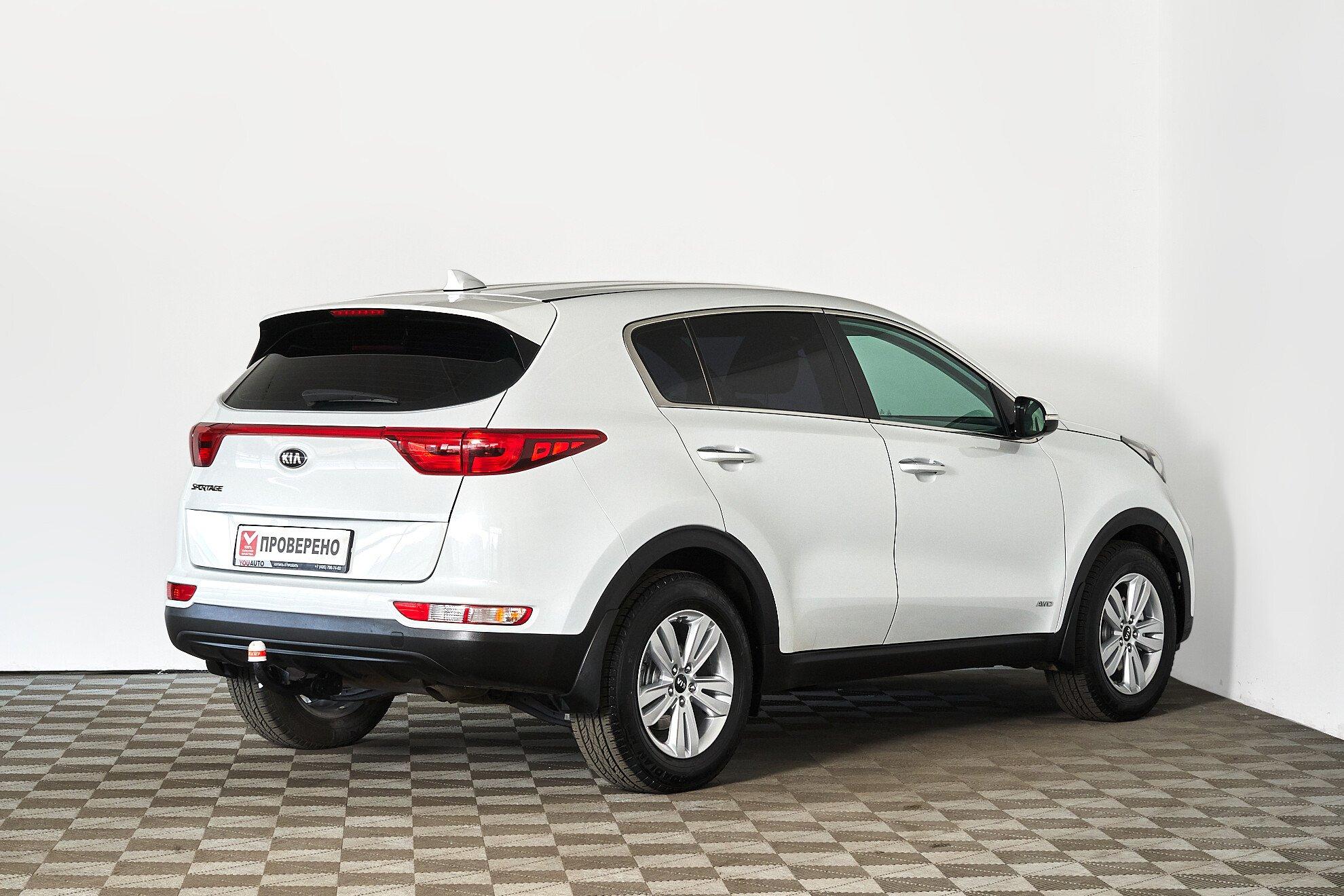Kia Sportage 2017, белый