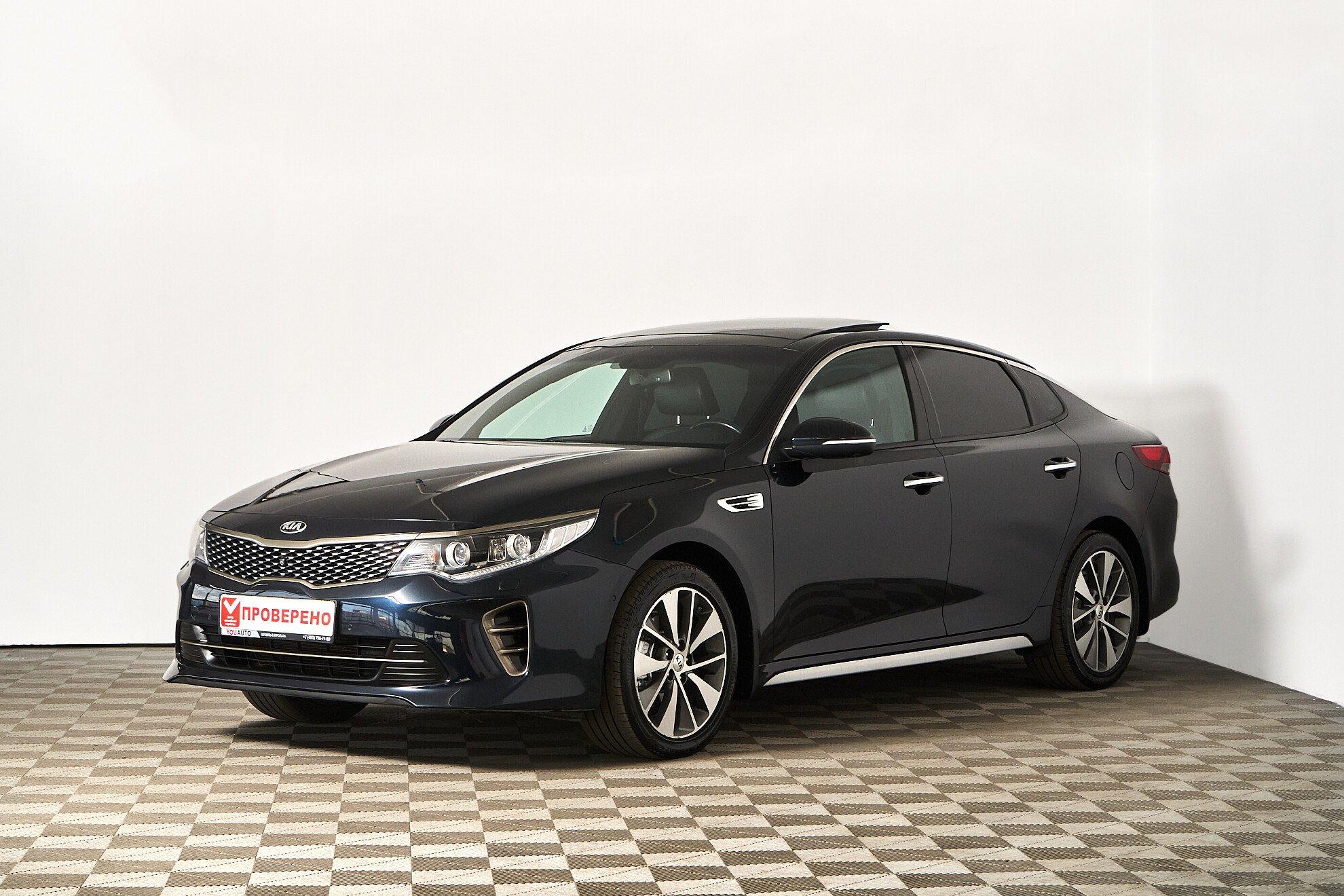 Kia Optima 2018, синий