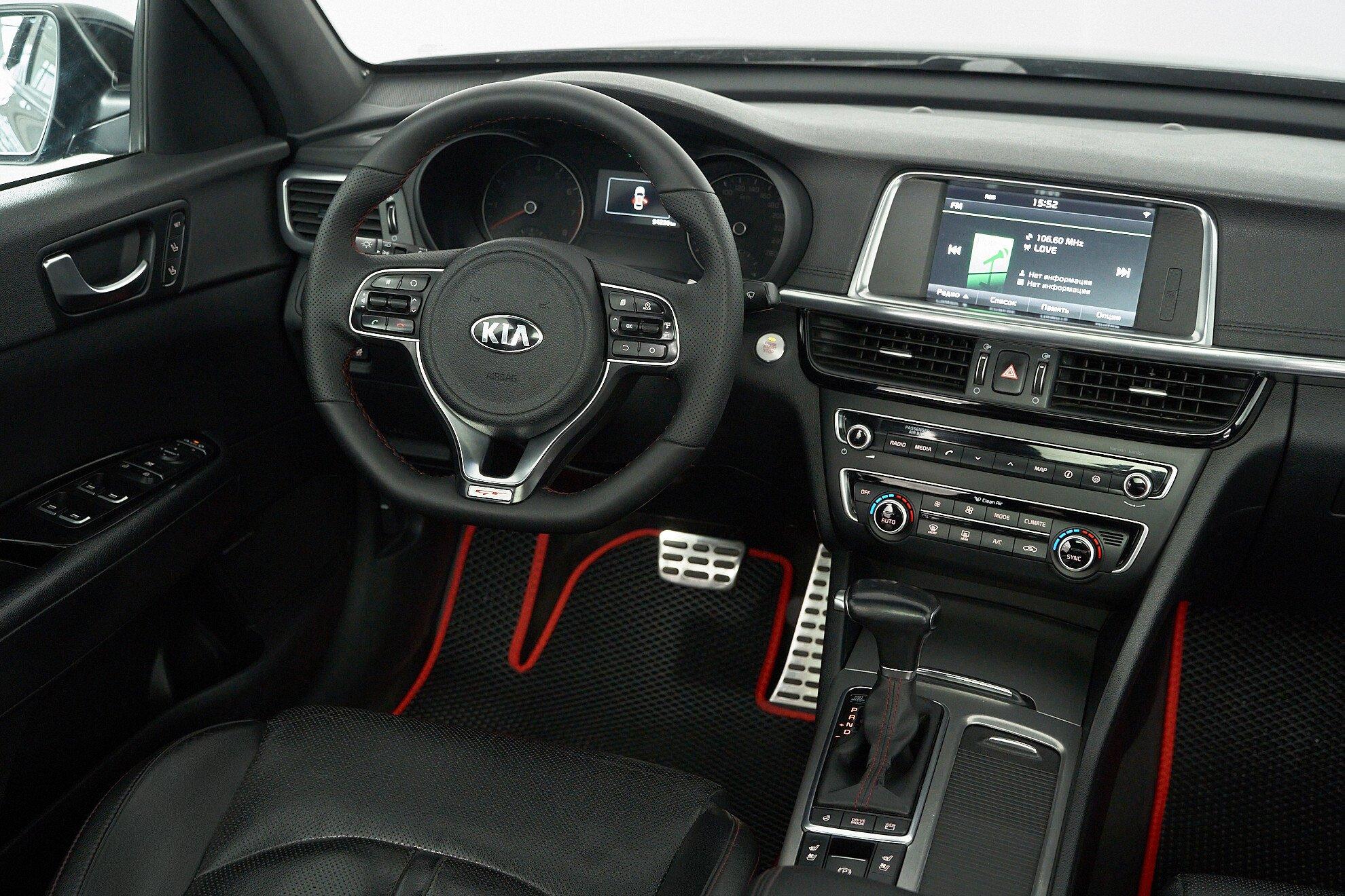 Kia Optima 2016, черный