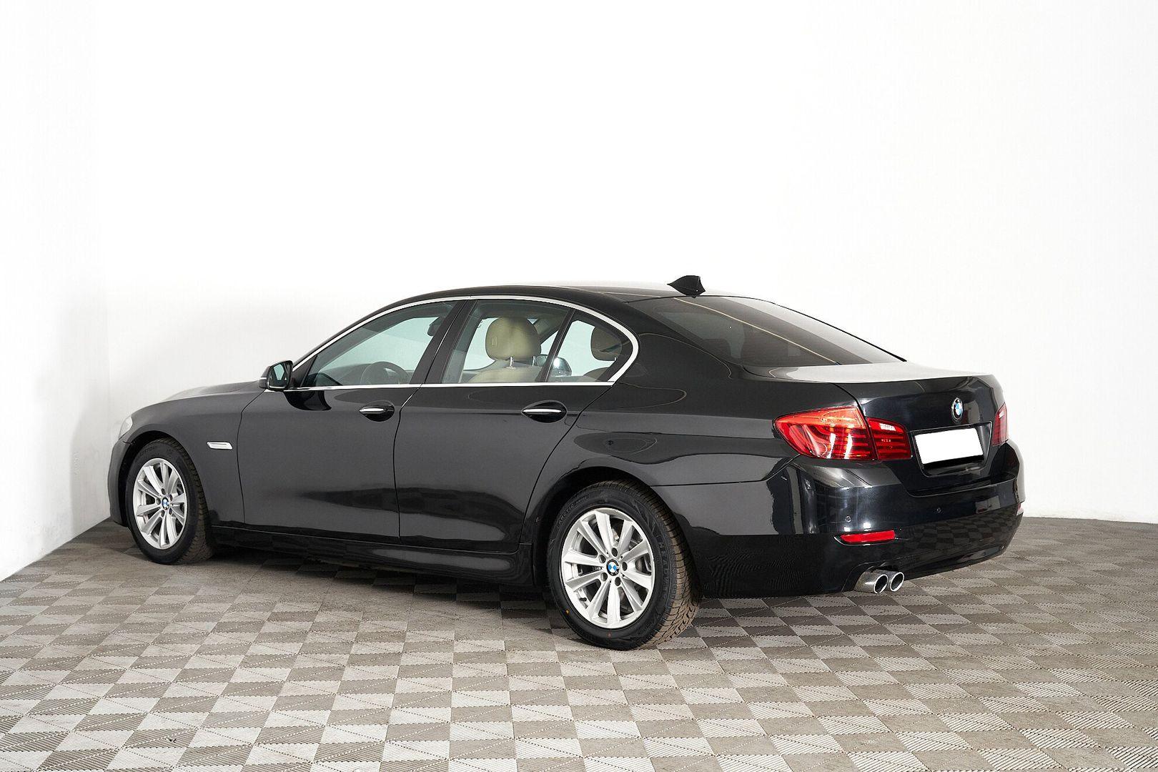 BMW 5 серии 2016, черный