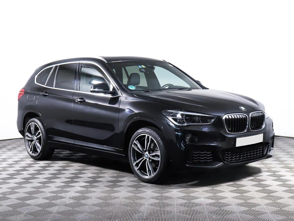 BMW X1 2018, черный