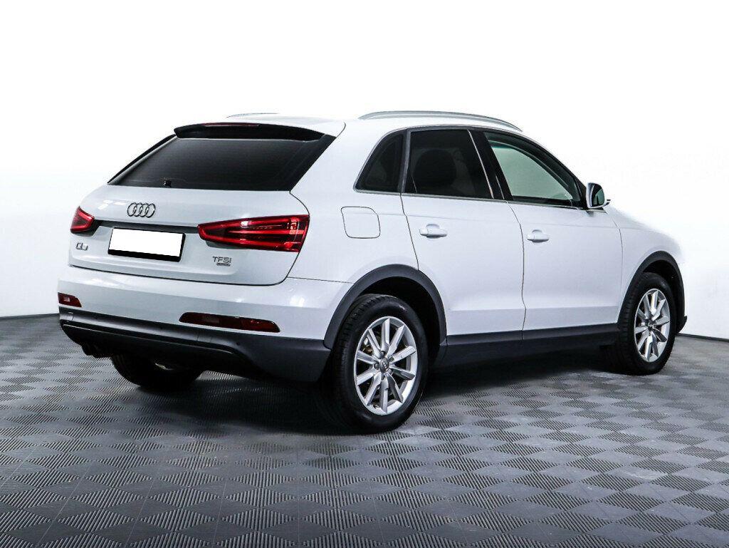 Audi Q3 2014, белый