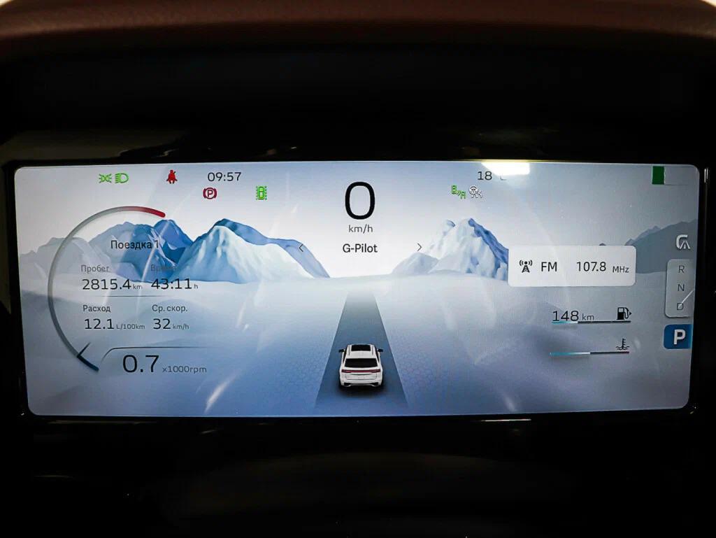 Geely Monjaro 2024, черный
