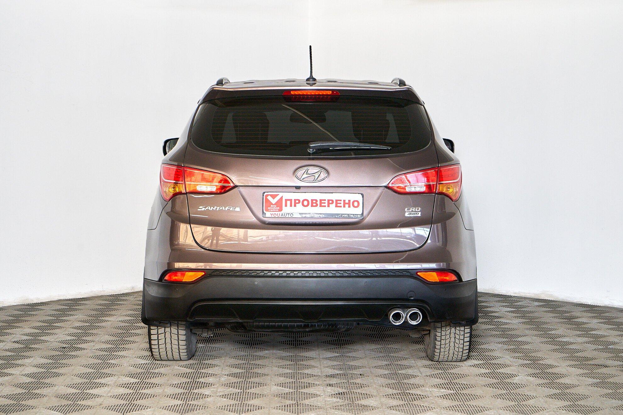 Hyundai Santa Fe 2013, коричневый