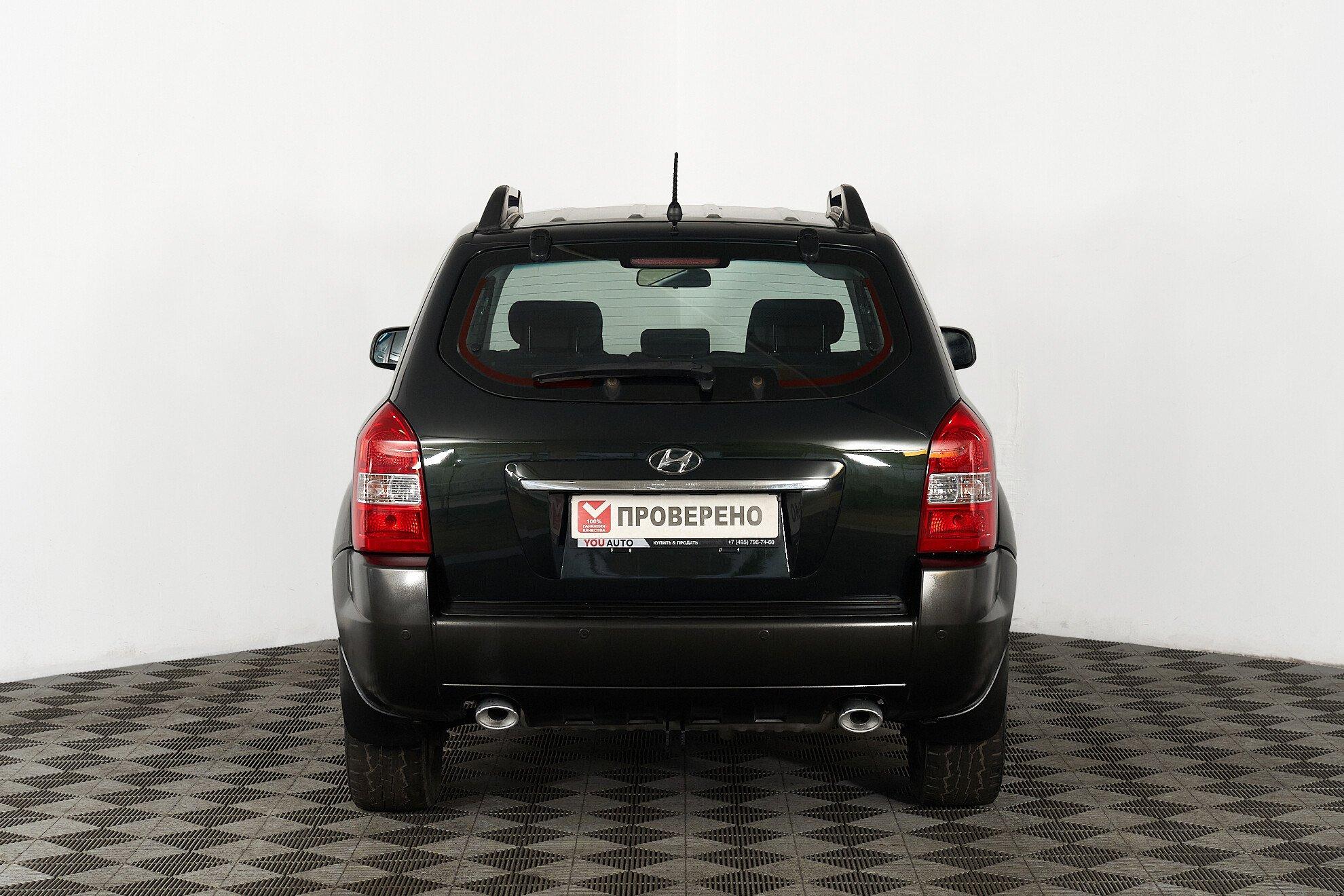 Hyundai Tucson 2008, зеленый