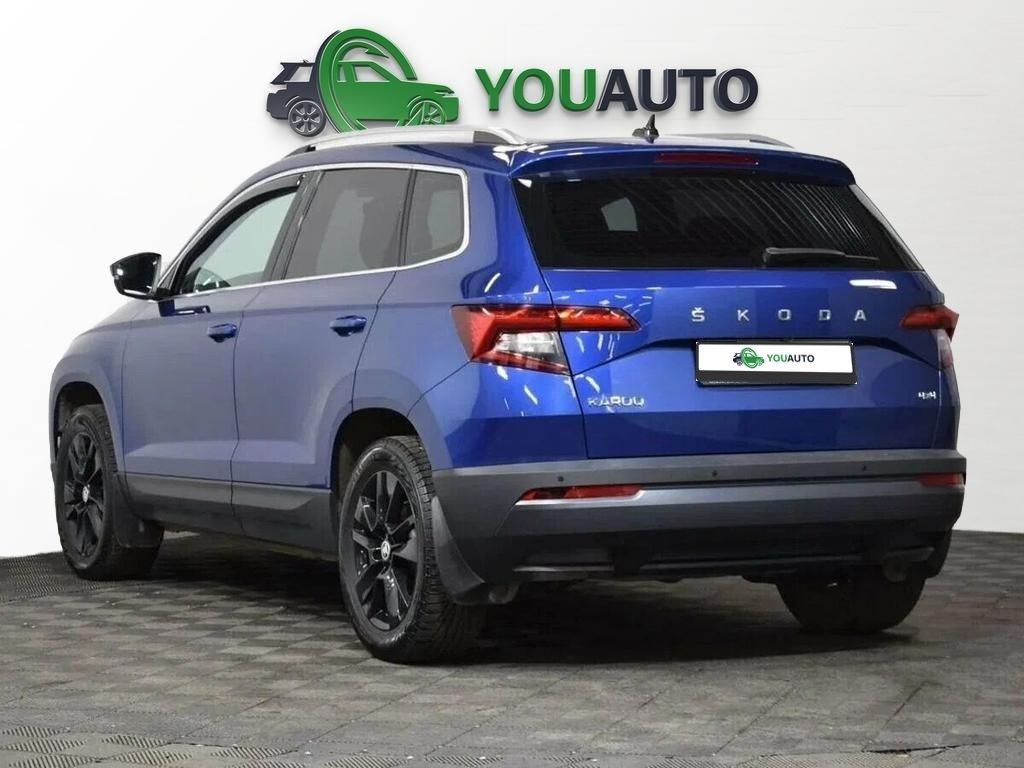 Skoda Karoq 2021, синий