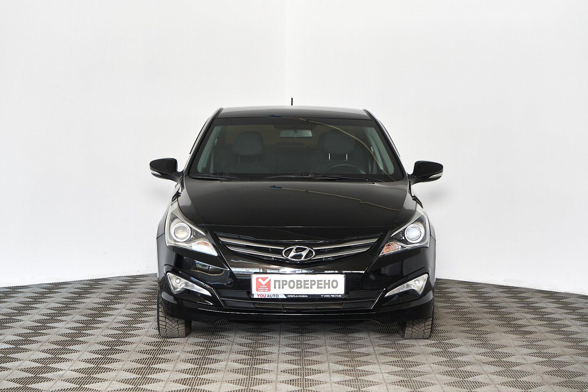 Hyundai Solaris 2014, черный