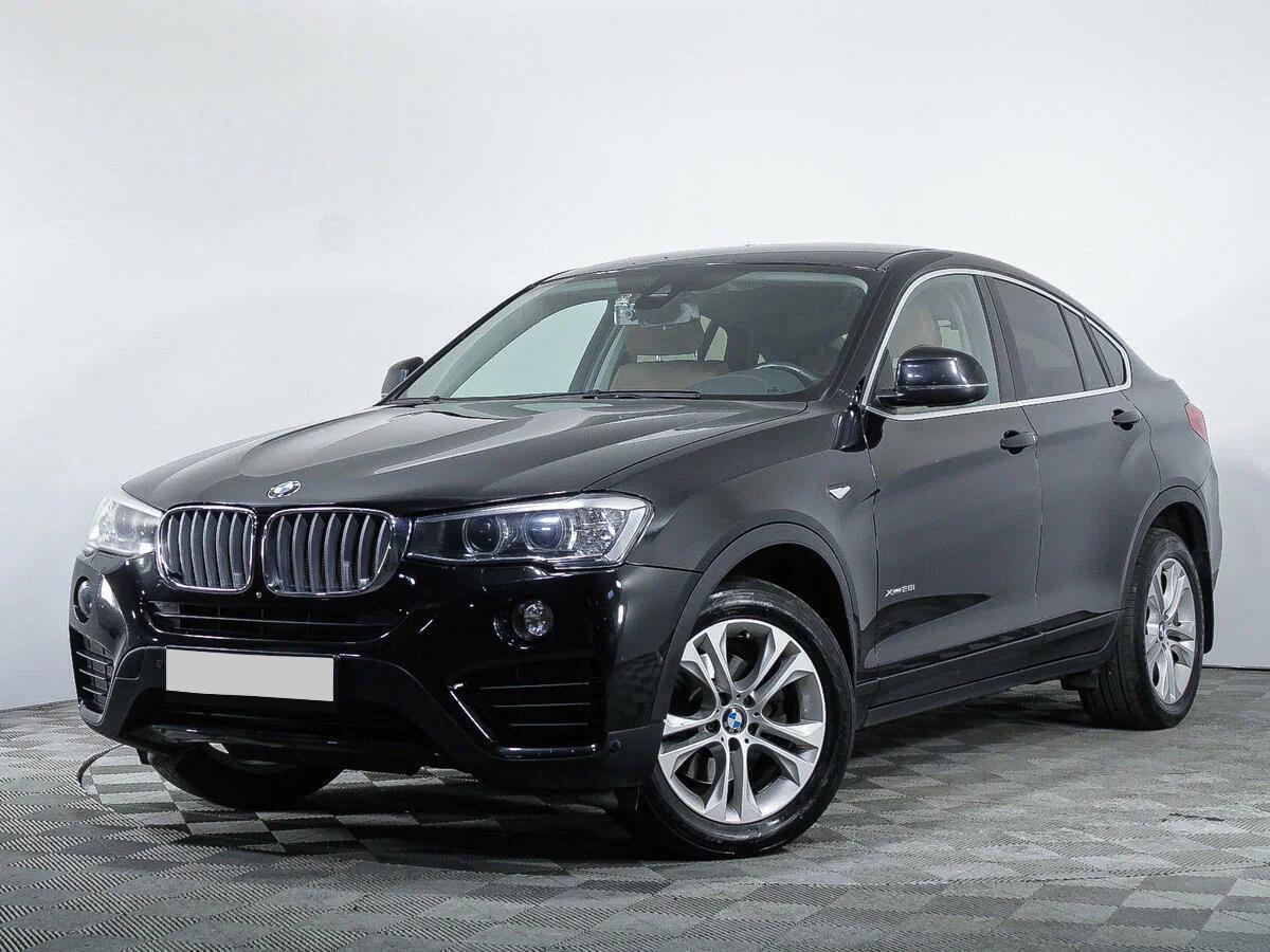 BMW X4 2017, черный