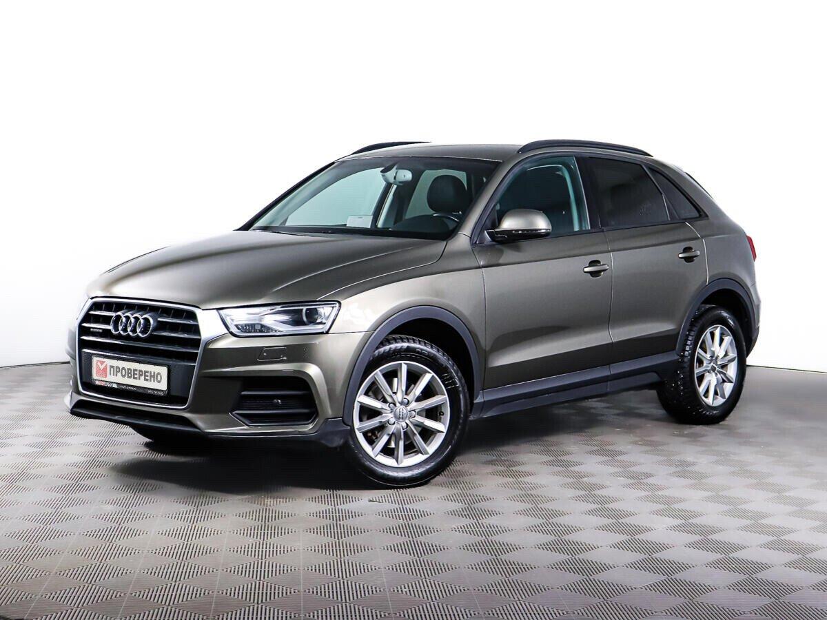 Audi Q3 2017, серебряный