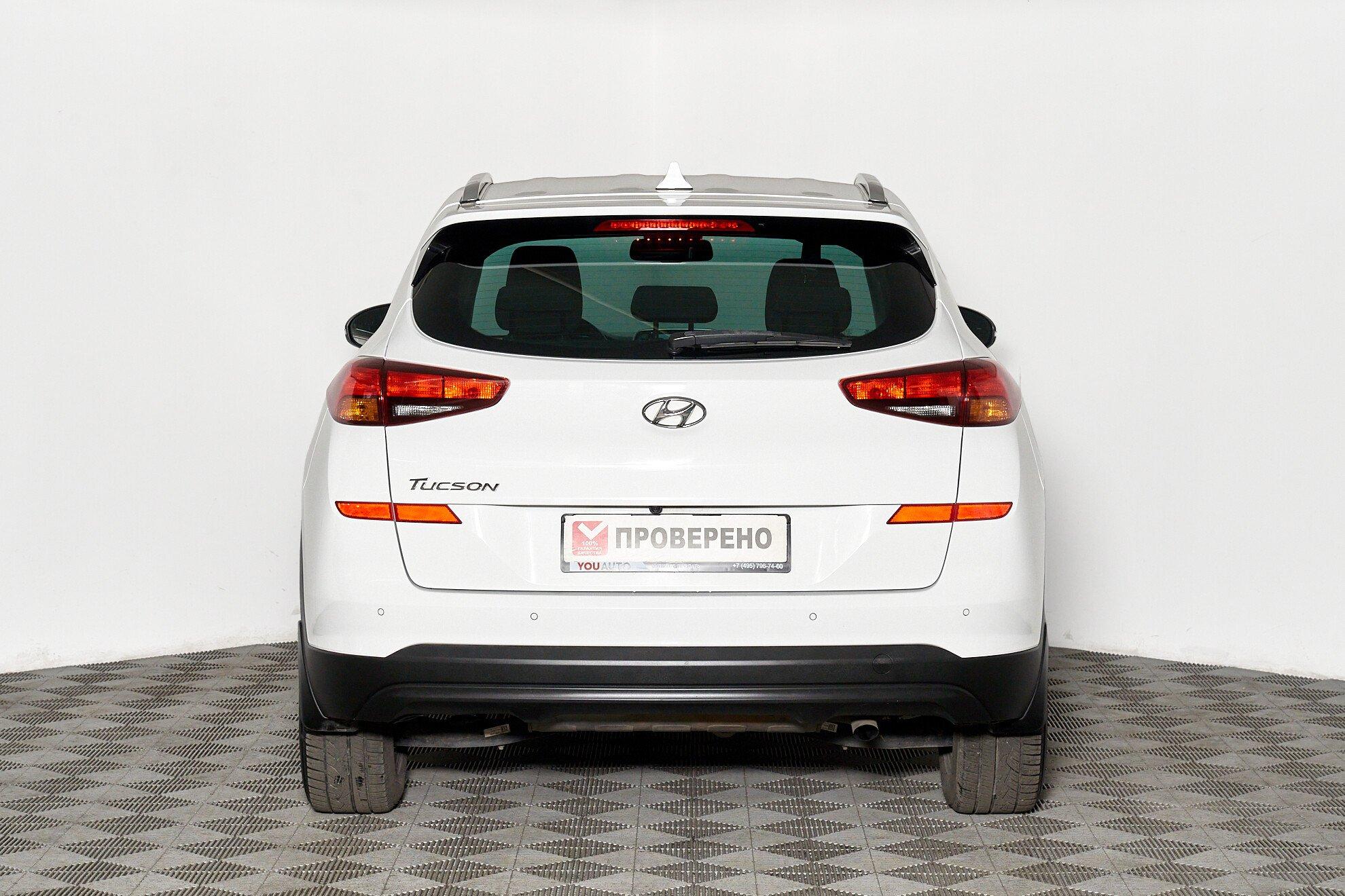 Hyundai Tucson 2018, белый