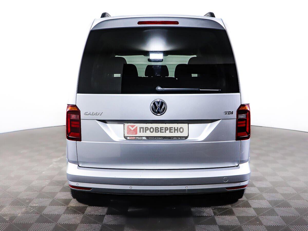 Volkswagen Caddy 2015, серебряный