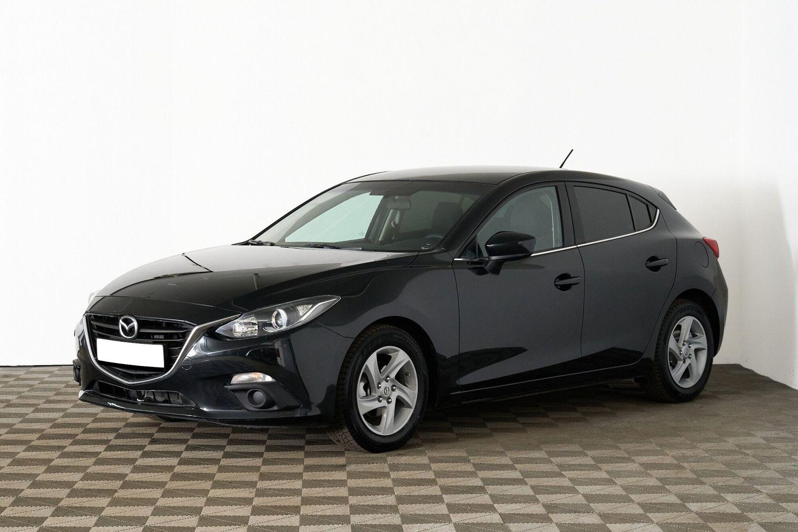 Mazda 3 2014, черный