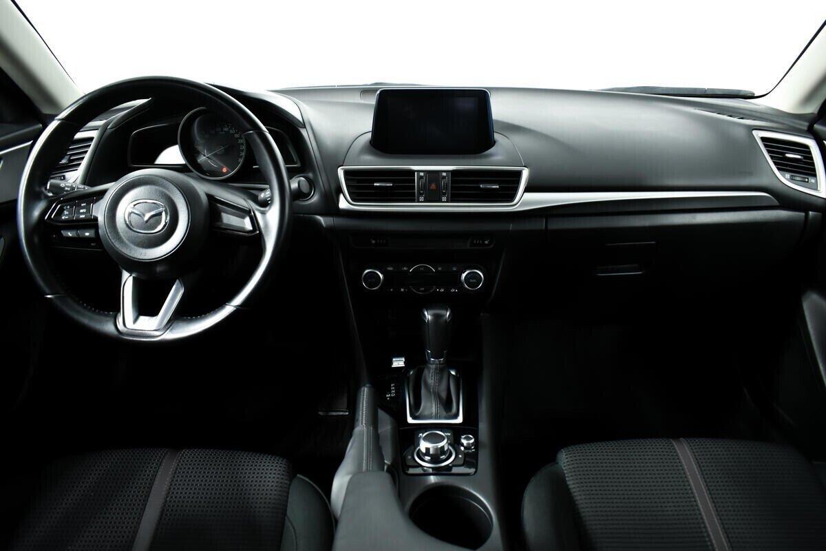 Mazda 3 2018, синий