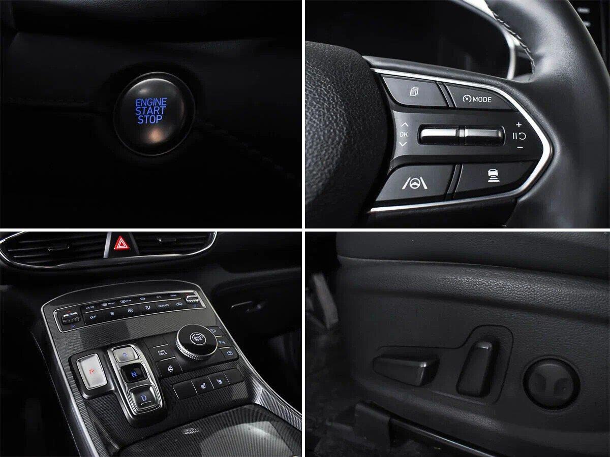 Hyundai Santa Fe 2022, белый