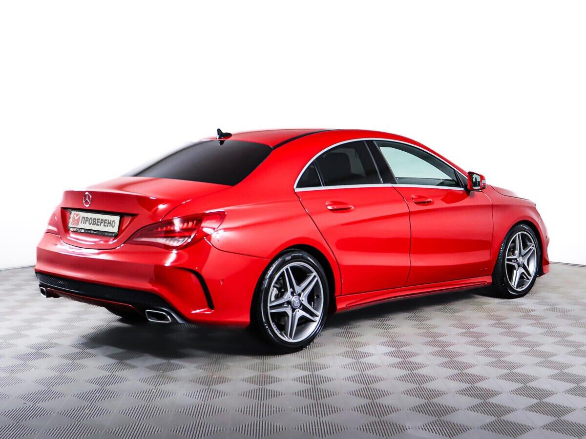 Mercedes-Benz CLA 2015, красный