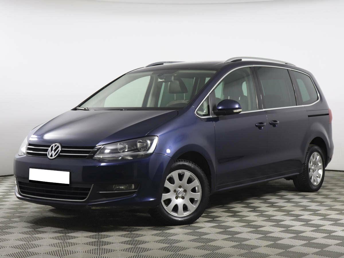 Volkswagen Sharan 2013, синий