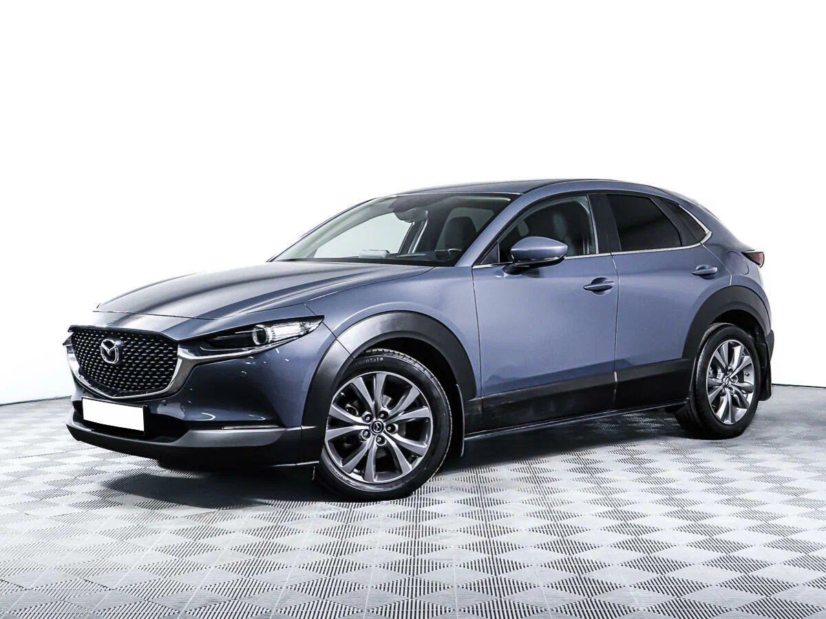 Mazda CX-30 2022, синий