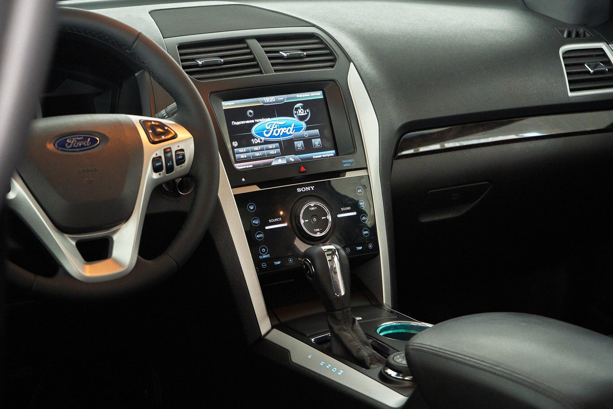 Ford Explorer 2013, черный