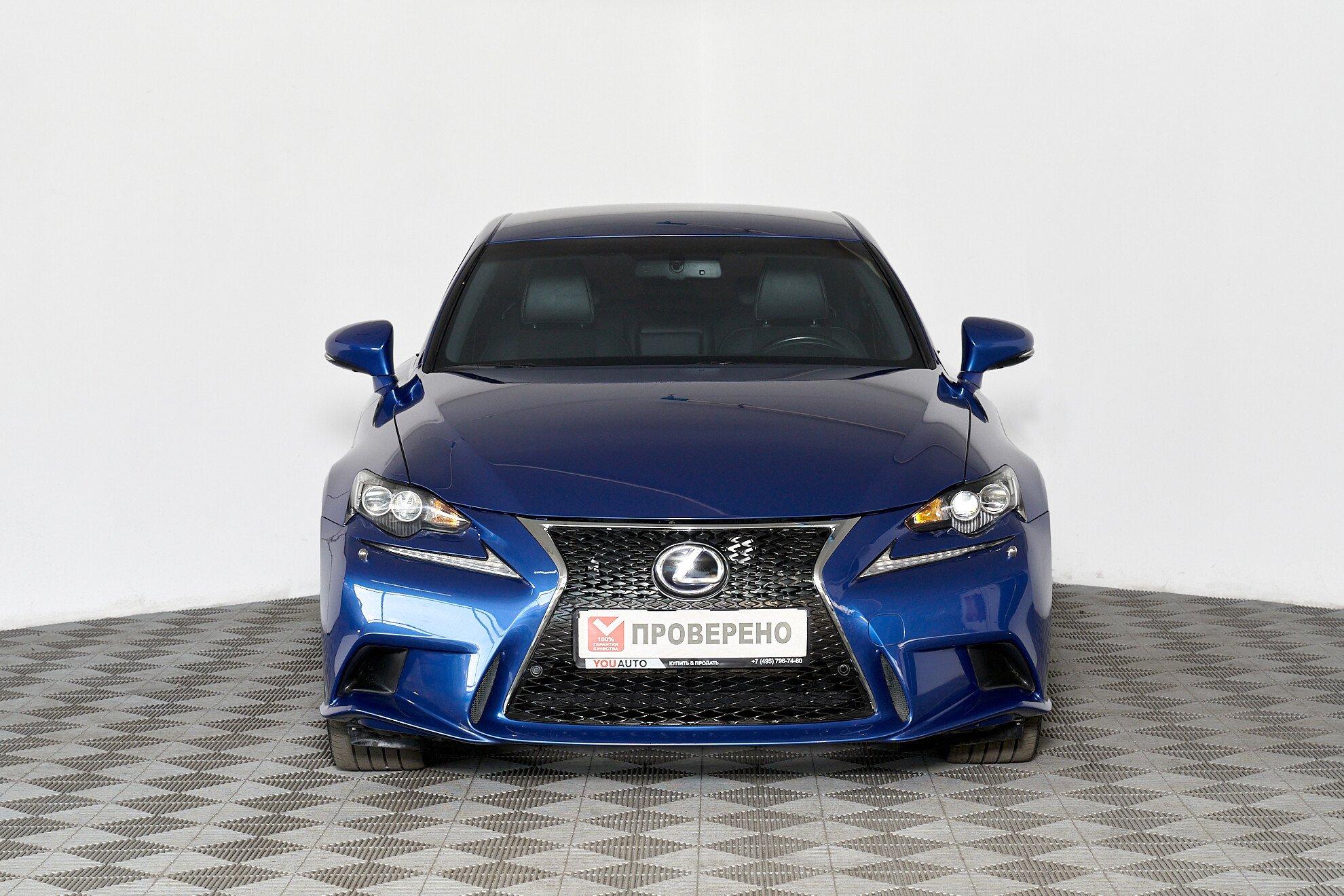 Lexus IS 2014, синий