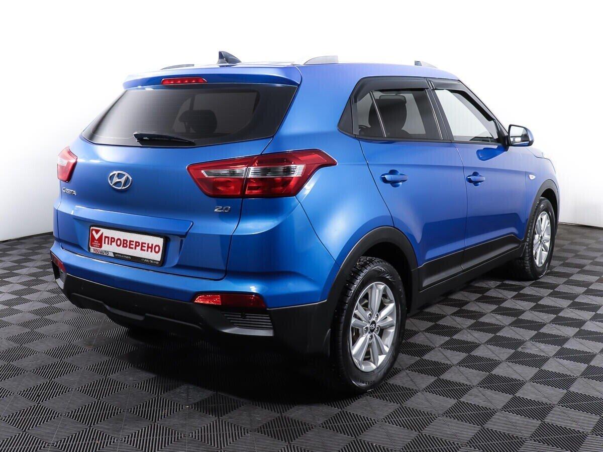 Hyundai Creta 2019, синий