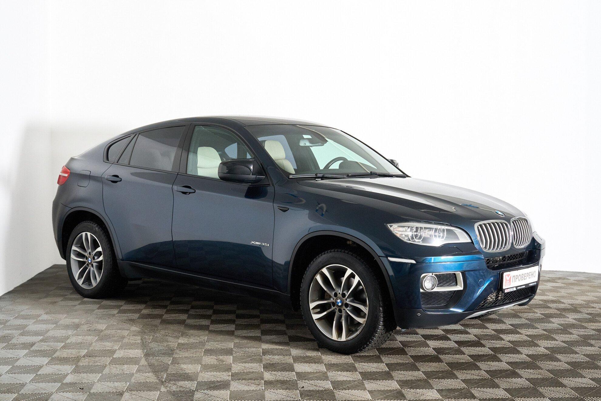 BMW X6 2012, синий